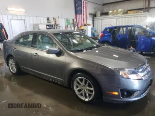 2011 Ford Fusion SEL with VIN 3FAHP0JA2BR190012, listed as a Copart auction lot 41697495 with 110,684 mi miles and Salvage Title. Bid and sale history available at carsss.com. Image 4.