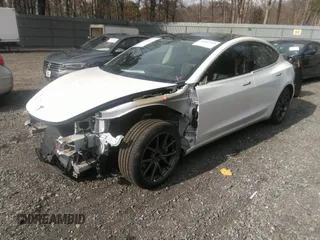 2020 Tesla Model 3 Standard Range Plus with VIN 5YJ3E1EA4LF792830, listed as a IAAI auction lot 41852919 with 76,461 mi miles. Bid and sale history available at carsss.com. Image 19.