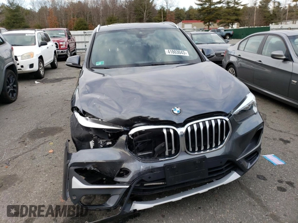 2021 BMW X1 xDrive28i with VIN WBXJG9C0XM5T03671, listed as a Copart auction lot 41803043 with 31,097 mi miles. Bid and sale history available at carsss.com. Image 5.