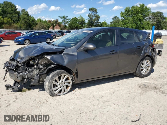 2012 Mazda 3 i Grand Touring with VIN JM1BL1M73C1607361, listed as a Copart auction lot 57719385 with 163,634 mi miles and Clean title. Bid and sale history available at DreamBid. Image 1.