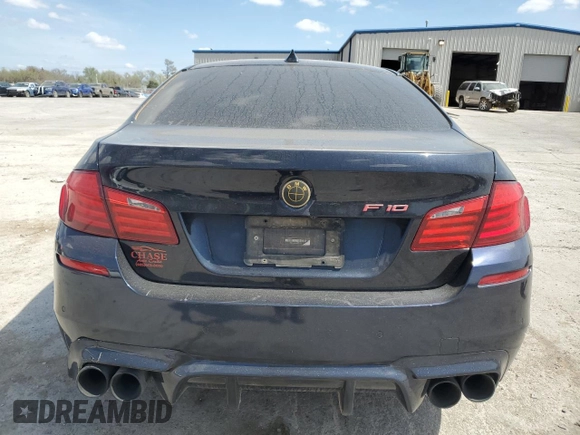 2013 BMW 5 Series 550i with VIN WBAFR9C55DD226669, listed as a Copart auction lot 50998855 with 121,655 mi miles and Clean Title. Bid and sale history available at carsss.com. Image 6.
