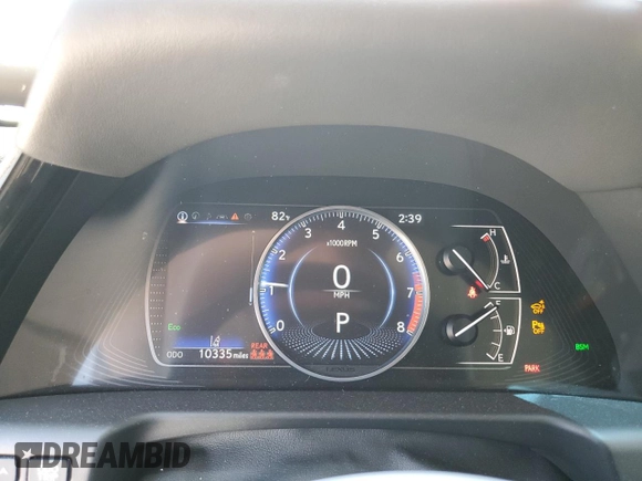 2022 Lexus ES 350 with VIN 58ADZ1B19NU136330, listed as a Copart auction lot 56100575 with 10,335 mi miles and Salvage title. Bid and sale history available at DreamBid. Image 9.