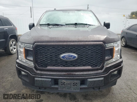 2018 Ford F-150 XL with VIN 1FTEW1EP3JKE71890, listed as a Copart auction lot 50772115 with 47,197 mi miles and Salvage Title. Bid and sale history available at carsss.com. Image 5.