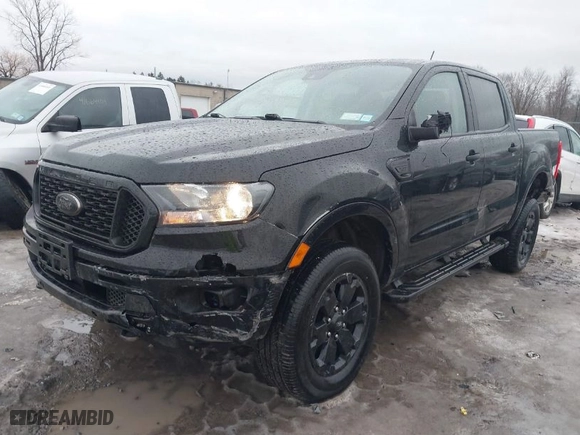2021 Ford Ranger XL with VIN 1FTER4FH8MLD82556, listed as a IAAI auction lot 41648923 with 19,511 mi miles. Bid and sale history available at carsss.com. Image 2.