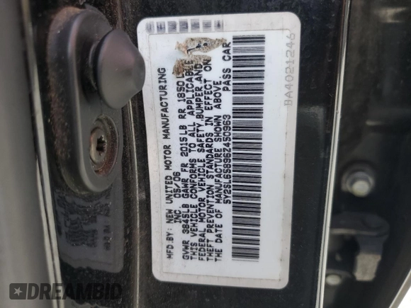2006 Pontiac Vibe с VIN 5Y2SL65896Z450963, выставлен на аукционе Copart как лот 61740425 с пробегом 202 753 миль миль и Списание • Salvage title. История ставок и продаж доступна на DreamBid. Изображение 12.