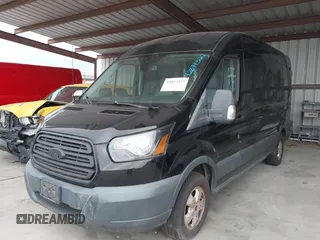 2017 Ford Transit with VIN 1FTYR2CM9HKB54645, listed as a IAAI auction lot 42077322 with 130,590 mi miles. Bid and sale history available at carsss.com. Image 2.