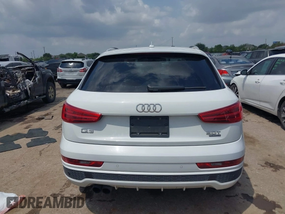 2016 Audi Q3 Prestige with VIN WA1GFCFS1GR024881, listed as a IAAI auction lot 42123876 with 107,742 mi miles and . Bid and sale history available at DreamBid. Image 16.