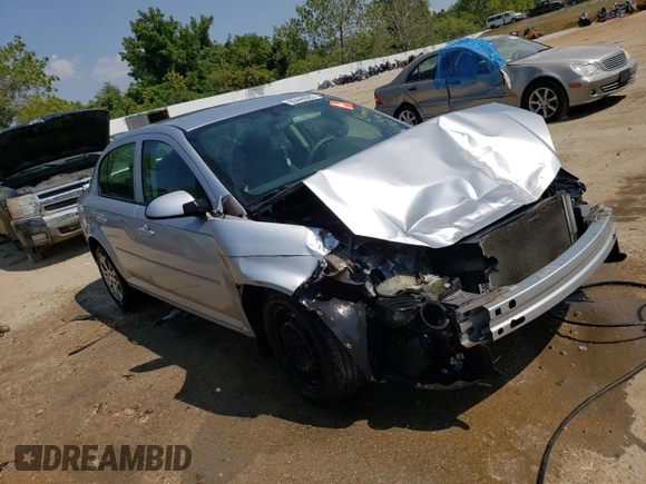 2010 Chevrolet Cobalt 1LT with VIN 1G1AD5F5XA7128224, listed as a Copart auction lot 75728484 with Not Provided miles and Non Repairable. Bid and sale history available at DreamBid. Image 4.