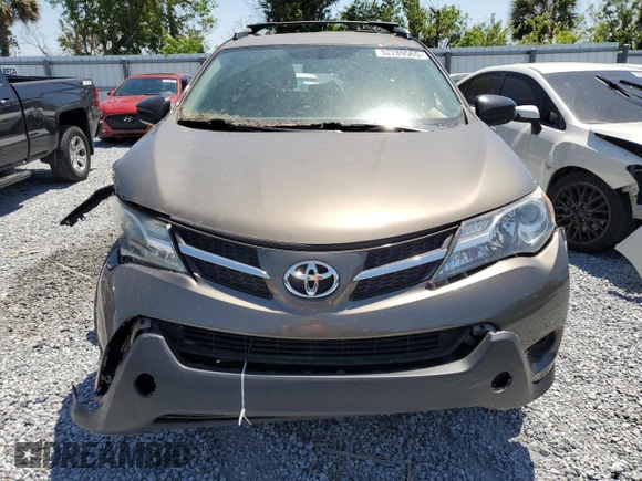 2013 Toyota RAV4 LE with VIN 2T3ZFREV2DW020895, listed as a Copart auction lot 52789565 with Not Provided miles and Salvage Title. Bid and sale history available at DreamBid. Image 5.
