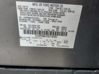 2014 Ford Police Interceptor с VIN 1FAHP2MK1EG118505, выставлен на аукционе Copart как лот 47660705 с пробегом Не указан миль и Чистый • Clean title. История ставок и продаж доступна на DreamBid. Изображение 13.