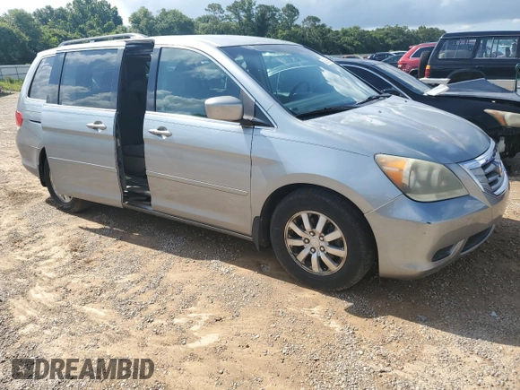 2010 Honda Odyssey EX with VIN 5FNRL3H42AB009924, listed as a Copart auction lot 58066365 with Not provided miles and Salvage title. Bid and sale history available at DreamBid. Image 4.