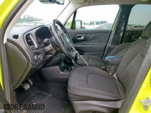 2017 Jeep Renegade Latitude с VIN ZACCJABB3HPF90893, выставлен на аукционе Copart как лот 58820295 с пробегом 59 678 миль миль и Списание • Salvage title. История ставок и продаж доступна на DreamBid. Изображение 7.