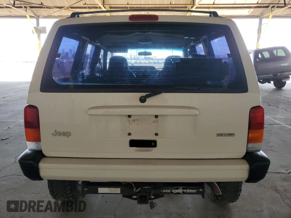 2001 Jeep Cherokee Sport with VIN 1J4FT48S21L614119, listed as a Copart auction lot 47362065 with 184,750 mi miles and Clean Title. Bid and sale history available at carsss.com. Image 6.