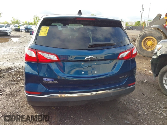 2020 Chevrolet Equinox LT with VIN 2GNAXUEV5L6173091, listed as a IAAI auction lot 42162891 with 43,468 mi miles and . Bid and sale history available at DreamBid. Image 16.