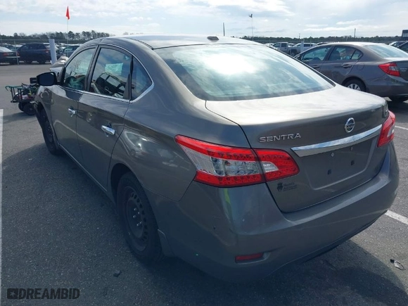 2015 Nissan Sentra S with VIN 3N1AB7AP5FY333346, listed as a IAAI auction lot 41741463 with 130,150 mi miles. Bid and sale history available at carsss.com. Image 3.