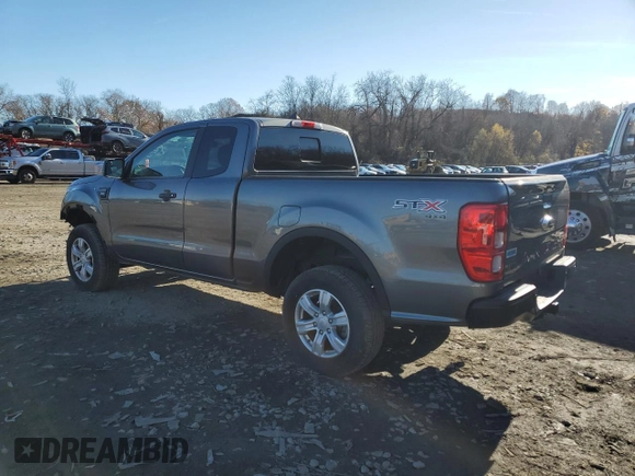 2021 Ford Ranger XL with VIN 1FTER1FH3MLD29200, listed as a Copart auction lot 82460154 with 38,096 mi miles and Salvage Title. Bid and sale history available at carsss.com. Image 2.