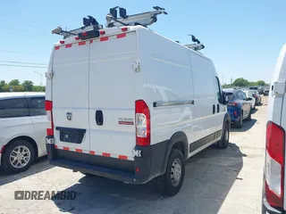 2021 Ram ProMaster Cargo with VIN 3C6LRVBG9ME560727, listed as a IAAI auction lot 41962893 with 110,477 mi miles. Bid and sale history available at carsss.com. Image 4.