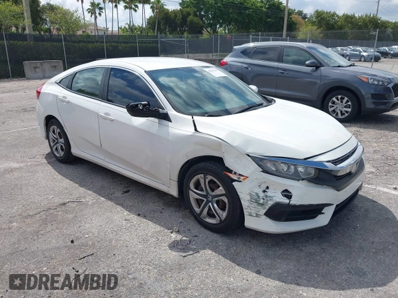 2016 Honda Civic Sedan LX with VIN 19XFC2F59GE068847, listed as a IAAI auction lot 42051510 with 113,450 mi miles. Bid and sale history available at carsss.com. Image 1.