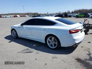 2021 Audi A5 Sportback S line Premium Plus with VIN WAUFACF51MA052083, listed as a Copart auction lot 48100144 with 41,985 mi miles. Bid and sale history available at carsss.com. Image 2.