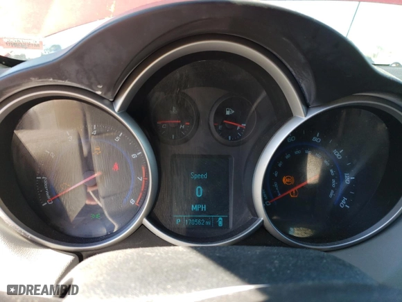 2012 Chevrolet Cruze LT w/1LT with VIN 1G1PF5SC8C7237096, listed as a Copart auction lot 49981175 with 170,562 mi miles and Salvage Title. Bid and sale history available at carsss.com. Image 9.