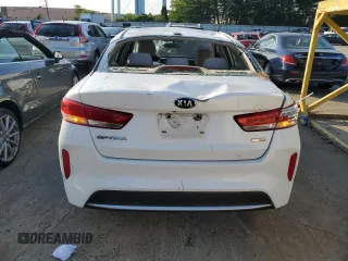 2017 Kia Optima Hybrid with VIN KNAGT4LEXH5009577, listed as a Copart auction lot 63795874 with 185,976 mi miles and Salvage Title. Bid and sale history available at carsss.com. Image 6.