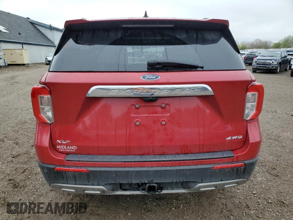 2023 Ford Explorer XLT с VIN 1FMSK8DH7PGA54572, выставлен на аукционе Copart как лот 55554925 с пробегом 35 686 миль миль и Чистый • Clean title. История ставок и продаж доступна на DreamBid. Изображение 6.