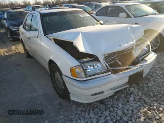 1998 Mercedes-Benz C 230/260/280/320 with VIN WDBHA23G5WA524542, listed as a Copart auction lot 82493024 with Not Provided miles and Salvage Title. Bid and sale history available at carsss.com. Image 4.