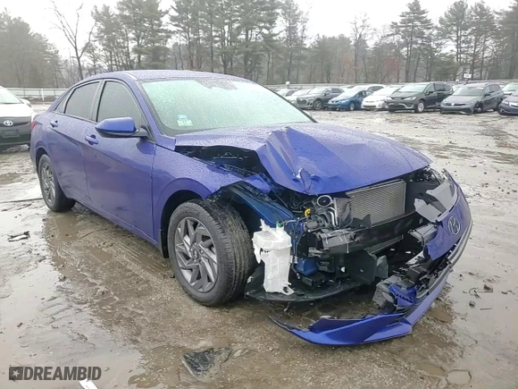 2024 Hyundai Elantra SEL with VIN KMHLM4DG5RU665459, listed as a Copart auction lot 43423365 with 59,688 mi miles and Salvage Title. Bid and sale history available at carsss.com. Image 11.