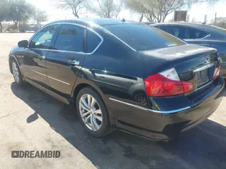 2008 Infiniti M with VIN JNKAY01FX8M654488, listed as a IAAI auction lot 41671285 with 172,415 mi miles. Bid and sale history available at carsss.com. Image 3.