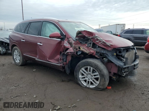 2015 Buick Enclave Convenience with VIN 5GAKRAKD8FJ220284, listed as a Copart auction lot 47239865 with 166,810 mi miles and Non Repairable. Bid and sale history available at carsss.com. Image 4.