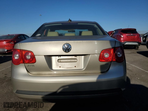 2005 Volkswagen Jetta 2.5L with VIN 3VWRF71K95M626016, listed as a Copart auction lot 75095434 with 124,789 mi miles and Clean title. Bid and sale history available at DreamBid. Image 6.