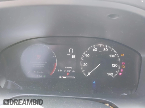 2024 Honda HR-V Sport with VIN 3CZRZ1H55RM721244, listed as a IAAI auction lot 42304006 with 16,901 mi miles and . Bid and sale history available at DreamBid. Image 7.