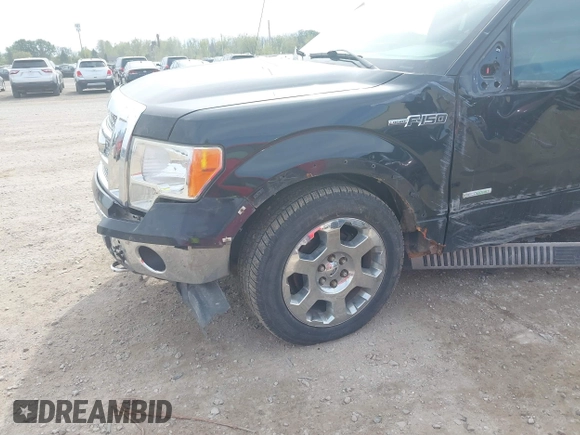 2011 Ford F-150 XLT with VIN 1FTFW1ET3BFC15177, listed as a IAAI auction lot 40412307 with 156,183 mi miles. Bid and sale history available at carsss.com. Image 18.