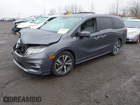 2019 Honda Odyssey Elite with VIN 5FNRL6H91KB048535, listed as a IAAI auction lot 40906579 with 37,322 mi miles and . Bid and sale history available at DreamBid. Image 22.