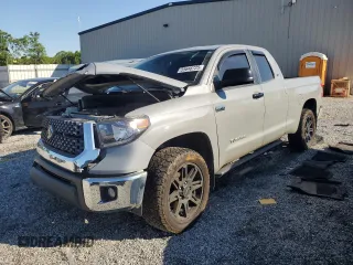 2021 Toyota Tundra SR with VIN 5TFRY5F12MX287822, listed as a Copart auction lot 55646725 with 61,741 mi miles and Salvage title. Bid and sale history available at DreamBid. Image 1.