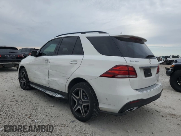2017 Mercedes-Benz GLE 350 with VIN 4JGDA5JB2HA923657, listed as a Copart auction lot 46997685 with 121,202 mi miles and Salvage title. Bid and sale history available at DreamBid. Image 2.