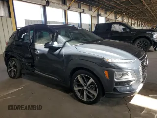2020 Hyundai Kona Ultimate with VIN KM8K53A59LU548965, listed as a Copart auction lot 69809444 with 26,880 mi miles and Salvage Title. Bid and sale history available at carsss.com. Image 4.