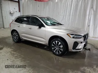 2025 Volvo XC60 Plus with VIN YV4M12RC7S1092936, listed as a Copart auction lot 54005855 with 0 mi miles and Clean Title. Bid and sale history available at carsss.com. Image 4.