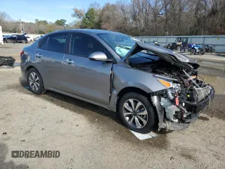 2022 Kia Rio LX with VIN 3KPA24AD4NE464172, listed as a Copart auction lot 87828245 with 63,796 mi miles and Salvage Title. Bid and sale history available at carsss.com. Image 4.