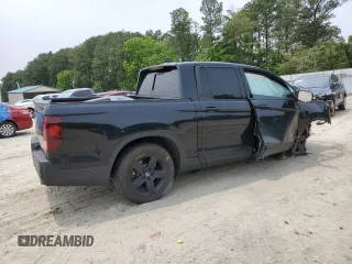 2022 Honda Ridgeline Black Edition with VIN 5FPYK3F87NB008026, listed as a Copart auction lot 59662015 with Not provided miles and Salvage title. Bid and sale history available at DreamBid. Image 3.
