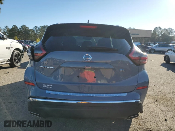 2022 Nissan Murano SL with VIN 5N1AZ2CJ1NC108624, listed as a Copart auction lot 42530305 with 29,733 mi miles and Salvage Title. Bid and sale history available at carsss.com. Image 6.