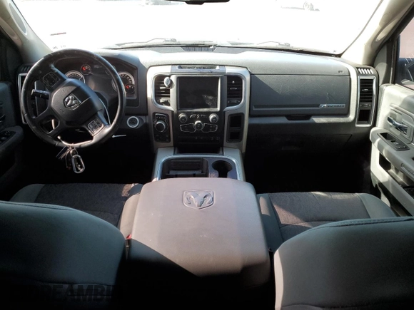 2018 Ram 1500 Big Horn with VIN 1C6RR7LG0JS258000, listed as a Copart auction lot 43453985 with 127,223 mi miles and Salvage Title. Bid and sale history available at carsss.com. Image 8.