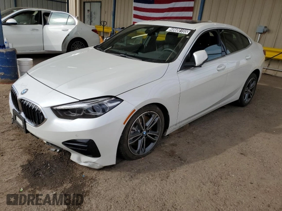 2024 BMW 2 Series 228i with VIN WBA53AK01R7R49249, listed as a Copart auction lot 48600155 with 11,263 mi miles and Salvage title. Bid and sale history available at DreamBid. Image 1.