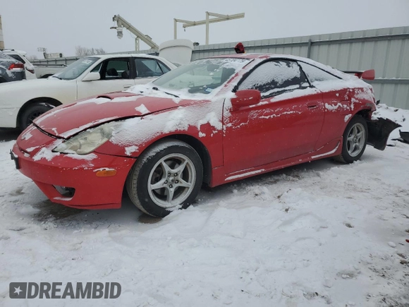 2005 Toyota Celica GT with VIN JTDDR32T750184294, listed as a Copart auction lot 45704105 with 257,550 mi miles and Salvage Title. Bid and sale history available at carsss.com. Image 1.