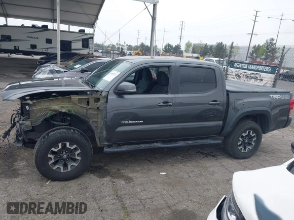 2017 Toyota Tacoma SR5 with VIN 3TMCZ5ANXHM100545, listed as a IAAI auction lot 41885721 with 108,565 mi miles. Bid and sale history available at carsss.com. Image 15.