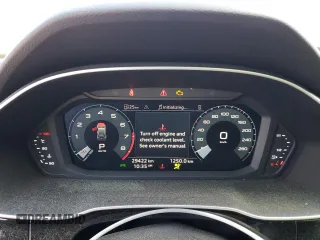 2023 Audi Q3 Premium with VIN WA1AECF31P1116654, listed as a Copart auction lot 49298415 with 29,422 mi miles and Salvage title. Bid and sale history available at DreamBid. Image 9.