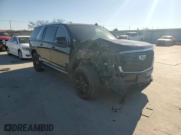 2021 Cadillac Escalade ESV Premium Luxury z VIN 1GYS4KKL6MR181469, wystawiony jako Copart lot #42195695 z przebiegiem 93 844 mil mil oraz Szkoda całkowita • Salvage title. Historia ofert i sprzedaży dostępna na DreamBid. Obrazek 12.