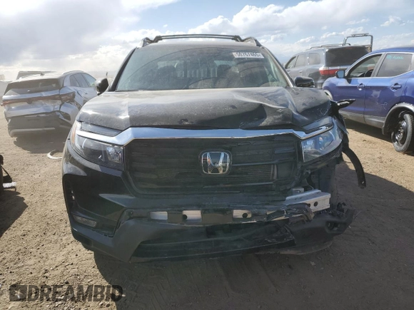 2023 Honda Ridgeline RTL-E with VIN 5FPYK3F71PB024149, listed as a Copart auction lot 50767465 with 40,943 mi miles and Salvage title. Bid and sale history available at DreamBid. Image 5.