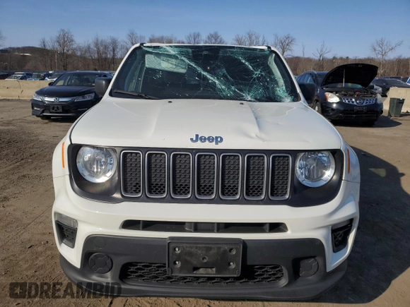 2023 Jeep Renegade Latitude with VIN ZACNJDB1XPPP14431, listed as a Copart auction lot 48783285 with 42,995 mi miles and Salvage Title. Bid and sale history available at DreamBid. Image 5.