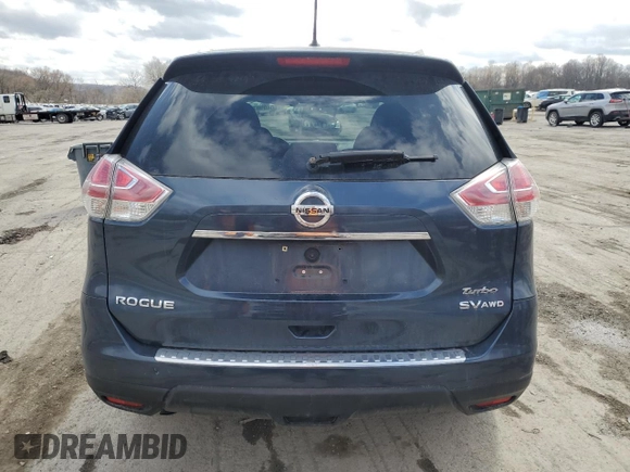 2015 Nissan Rogue S with VIN KNMAT2MVXFP578751, listed as a Copart auction lot 50409875 with 174,142 mi miles and Salvage Title. Bid and sale history available at carsss.com. Image 6.
